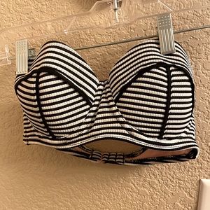 Bandeau bikini top.